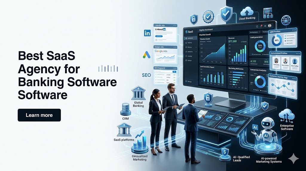 Best saas marketing agency for banking software